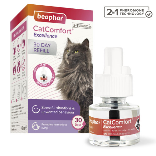 Beaphar Beaphar - CatComfort Excellence 30 Day Refill – Pheromone Calming for Cats - Re 2