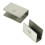 (Rectangle) 304 Stainless Steel Glass Clips, 2Pcs 2