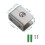 (Rectangle) 304 Stainless Steel Glass Clips, 2Pcs 3