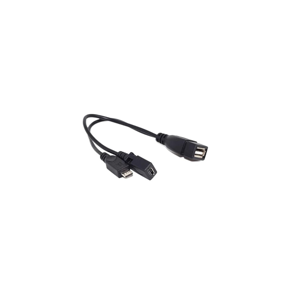 2 In 1 Micro Usb Otg Adapter With Power, 20Cm Cable For Fire Stick And Android Devices, Plug And Play 9330225066514