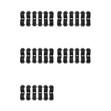 30 Stuks Zwarte 15 mm Diameter Snoer Ferrietkern Ruisonderdrukkingsfilters