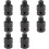 8PCS 1/2inch Drill Chuck Adaptor for Impact Wrench Conversion 1/2-20Unf with 8 Pc Screw 1