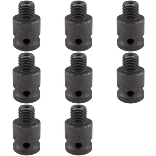 8PCS 1/2inch Drill Chuck Adaptor for Impact Wrench Conversion 1/2-20Unf with 8 Pc Screw