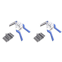 2X Pince à Anneau de Porc avec 1200 Clips M, Agrafes, Cage à Poulet, Fil de Clôture, Poignée Antidérapante, Outils à Main