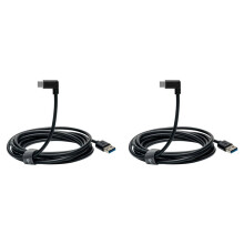 2X Cabo de Ligação USB3.1 Tipo C de 10 Pés de Alta Velocidade para Cabo de Ligação para Quest 5Gbps de Transferência