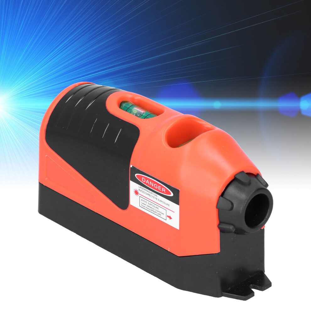Laser Distance Meter With Bubble Level, Infrared, 10M Range, Red 4691391233700