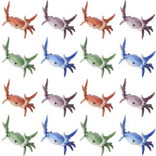 4X Japonais Créatif Mignon Crabe Porte-Stylo Haltérophilie Crabes Porte-Stylo Support de Rangement Cadeau Papeterie B