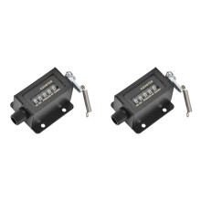 2X Hand Counter, 5 Digit Number Count Clicker, Handheld Mechanical Click Counter