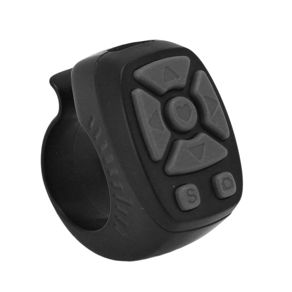 Wireless Fingertip Remote Control Ring For Tiktok Scrolling, 7 Keys, Black 6951391234069