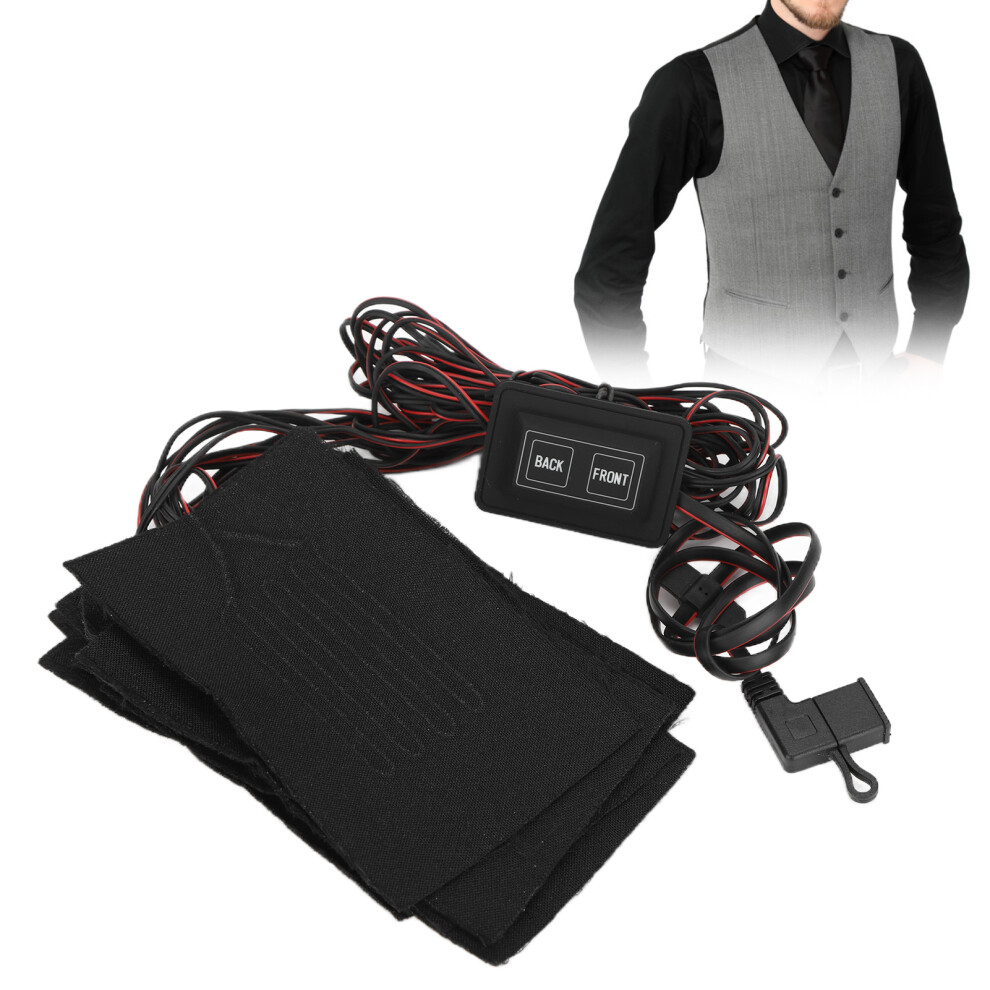 Carbon Fiber Electric Heating Pad 9-in-1 for Jackets & Gloves