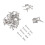 Portable Screw Kit for TT02 Model Car M3 9