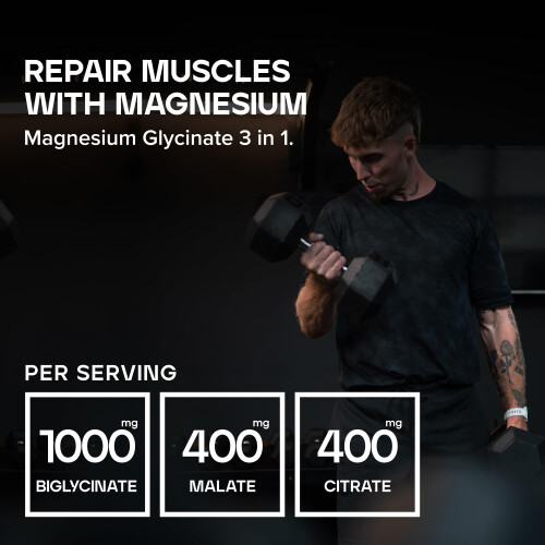 Bulk Magnesium Glycinate 3-in-1 Complex | 1800mg High Absorption | 1