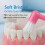 2-Pack Interspace Compact Soft Toothbrush - Single Tufted Gum Brush 4