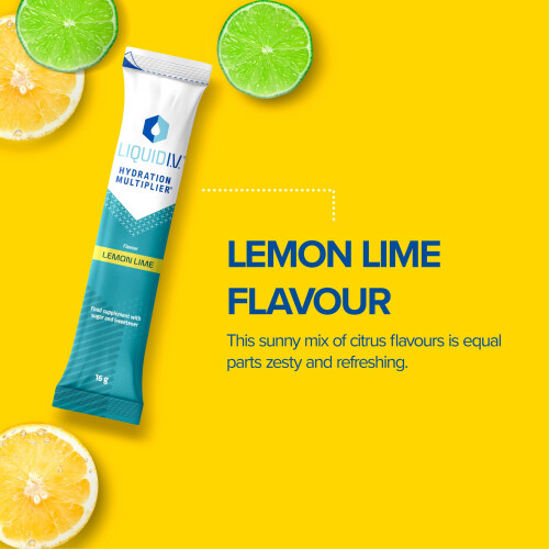 Liquid I.V. Hydration Sachets | Lemon Lime + Passion Fruit | Electrolyte 2