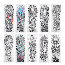 Große wasserdichte Fake-Tattoo-Aufkleber, 10 Stück, 170x480 mm