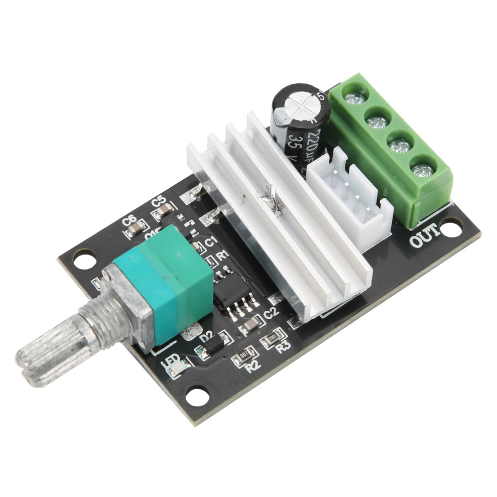 Dc Motor Speed Control Module Pwm 6V/12V/24V 3A Resin 50Mm Width 7891391234807
