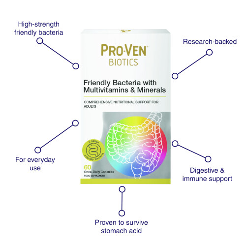 Pro|Ven Biotics for Adults | Gut Health & Immune System Support | 2
