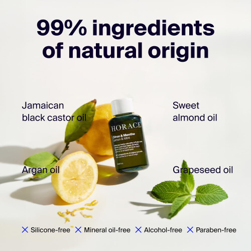 HORACE Lemon & Mint Beard Oil for Men 30 ml 2