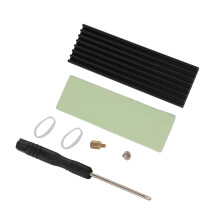 M.2 SSD Heatsink Aluminum 2280 Cooler for Desktop PC, Fast Heat Dissipation and Anti Thermal Throttling