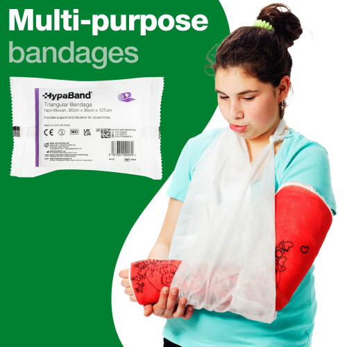 HypaBand Triangular Bandage - Non Woven (Pack of 6) 1
