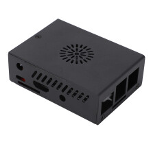 Metal Case for Orange Pi 3B with Active Cooling Fan, Durable Aluminum Shell and Full Port Access