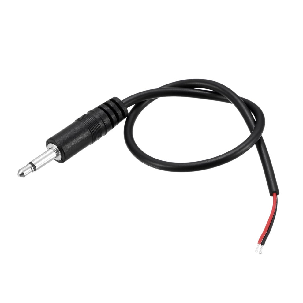 3.5Mm Mono Audio Cable 0.25M Pack Of 2, Male To Bare Wire Ts Lead For Speaker Amplifier, Stable Signal 9771547617976