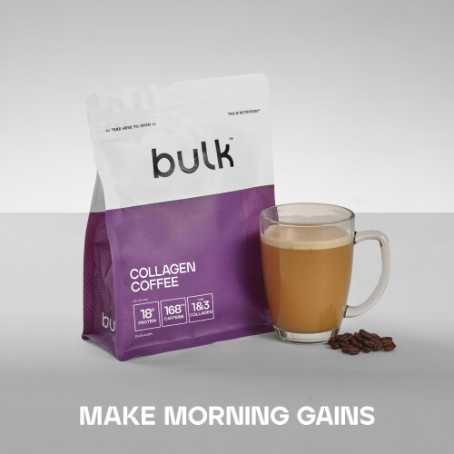 Bulk Collagen Coffee, High Protein, Black, Packaging May Vary, 500 g 1