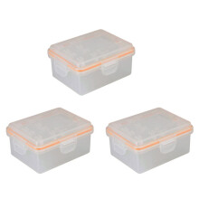 3X voor ILCE-9 A7M3 A7R3 A9 7RM3 Camera NPFZ100 Batterij Plastic Houder Case Batterij Opbergdoos