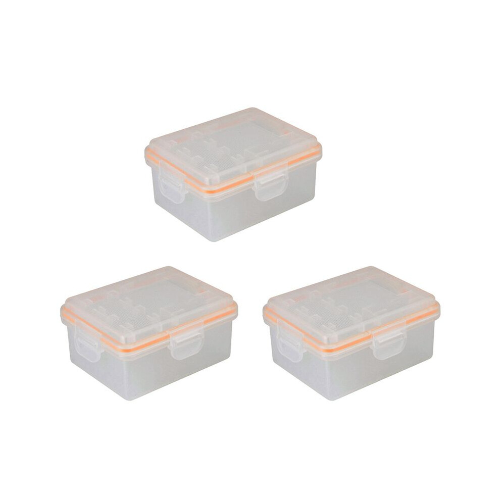 Brecantia 3X For Ilce-9 A7m3 A7r3 A9 7Rm3 Camera Npfz100 Battery Plastic Holder Case Battery Storage Box