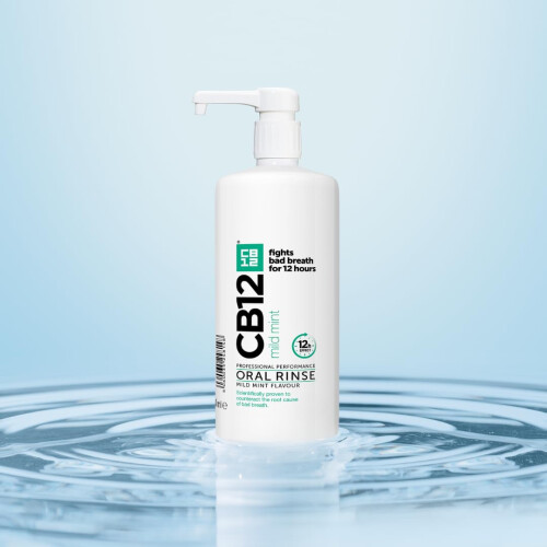 CB12 Mild Mint Menthol Mouthwash, 1000 ml 1