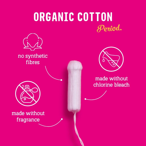 FLO Applicator Tampons, Made from Organic Cotton, Biodegradable, Regular and Super Combo Pack, 14 Count 1