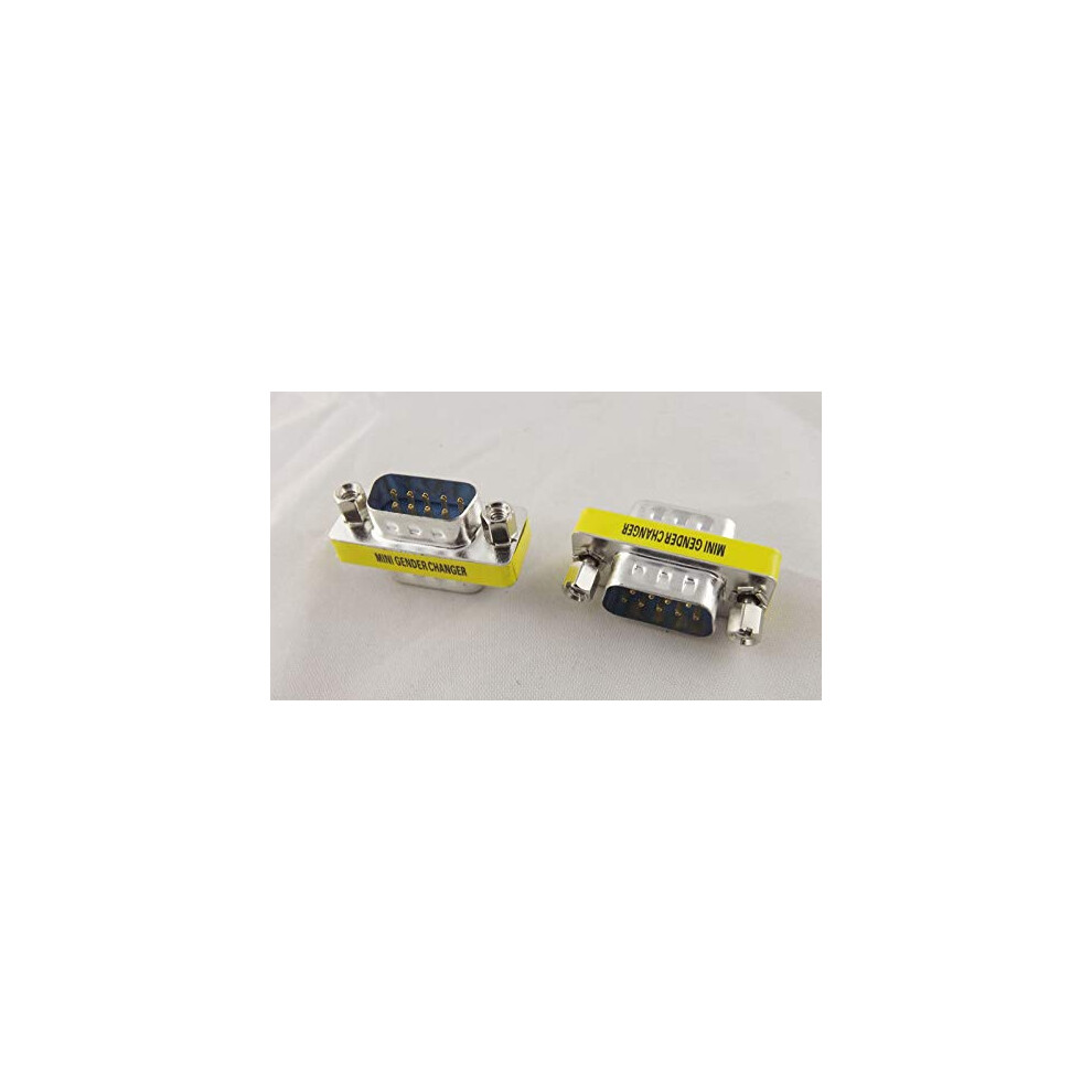 Db9 Rs232 Male To Male Adapter Compact Mini Gender Changer For Reliable Serial Connection 9092120242041