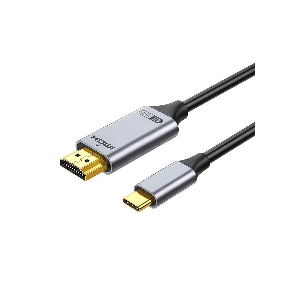 Usb C To Hdmi Cable 6.6Ft 4K Ultrahd Output, Plug And Play For Macbook Pro, Iphone 15 Pro Max, Thunderbolt 3/4 Compatible 9073542758600