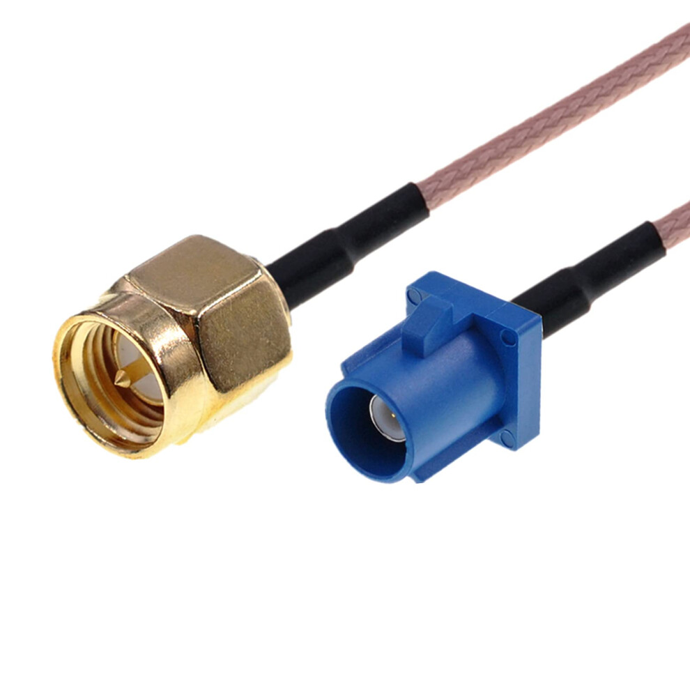 Fakra C To Sma Male Rf Coaxial Cable 2M Rg316 50Ohm Durable Extension For Stable Signal 9771547618102