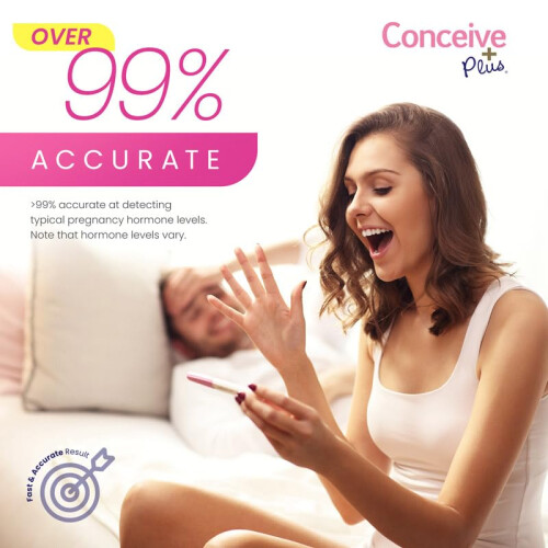 Conceive Plus Early Detection Midstream Pregnancy Test - HCG Pregnancy 6 Days Be 1