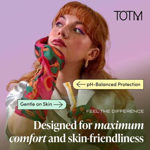 TOTM Organic Tampons with Biodegradable Cardboard Applicator | Medium Pack of 16 2