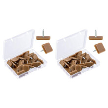 Tack-in Drawer Glides Drawer Track Glide for Repairing Dressers, Making All the Drawers Slide Smoothly and Evenly 60Pcs