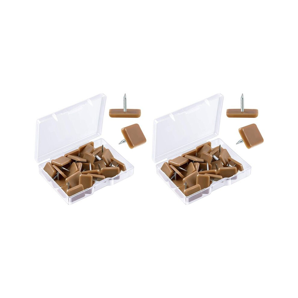 Typecat Tack-In Drawer Glides Drawer Track Glide For Repairing Dressers, Making All The Drawers Slide Smoothly And Evenly 60Pcs