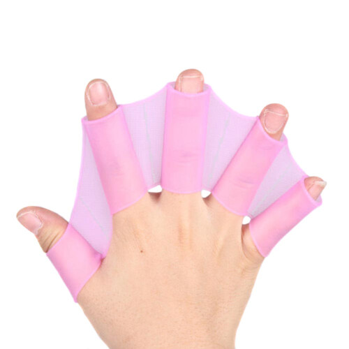 (L) Swim Training Webbed Gloves for All Ages 2