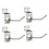 100 x Slatwall Single Hook Pin Shop Display Fitting Prong Hanger 50mm 1