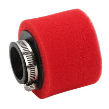 Universal 42mm/1.7in Foam Air Filter for 50cc-200cc Motorcycle ATV Red