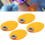 10pcs Dental Light Curing Shields, Elliptical Plastic Eye Protection 1