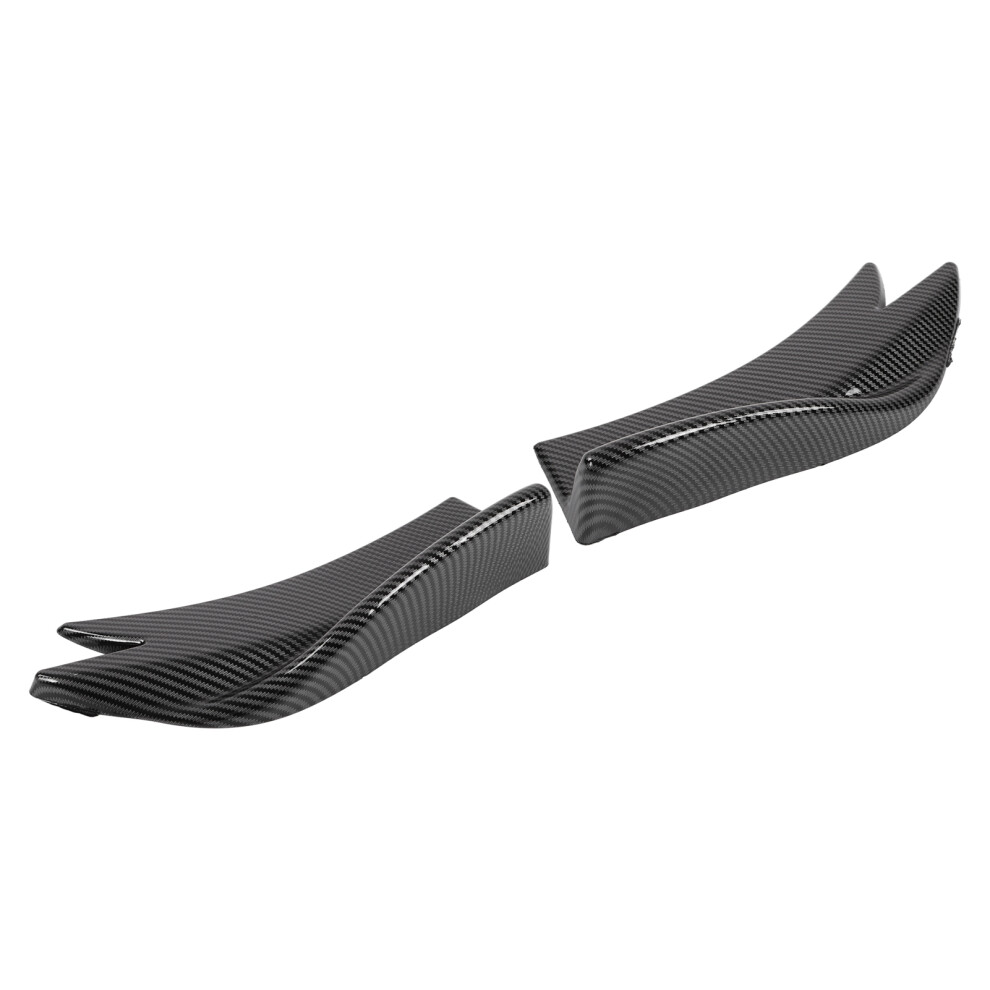 2Pcs Rear Bumper Side Spoiler Carbon Fiber Effect Surround Decoration For Cars 8781391237870