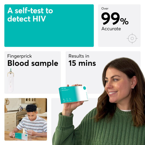 Newfoundland HIV Test Kit | 1 Test | HIV Positive Detection | 1