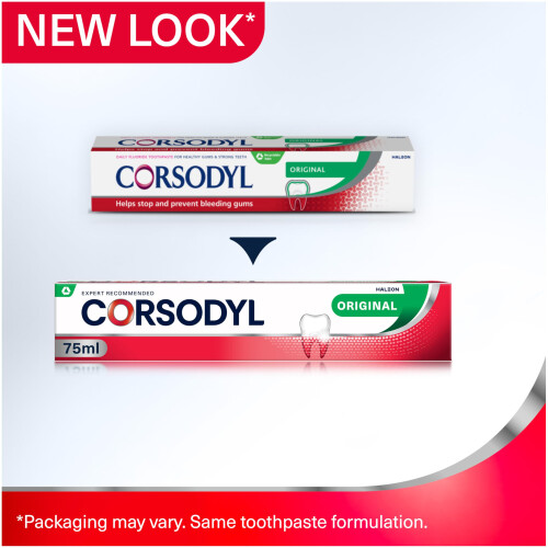 Corsodyl Corsodyl Toothpaste Original, Daily Gum Care, Help stop and Prevent 1