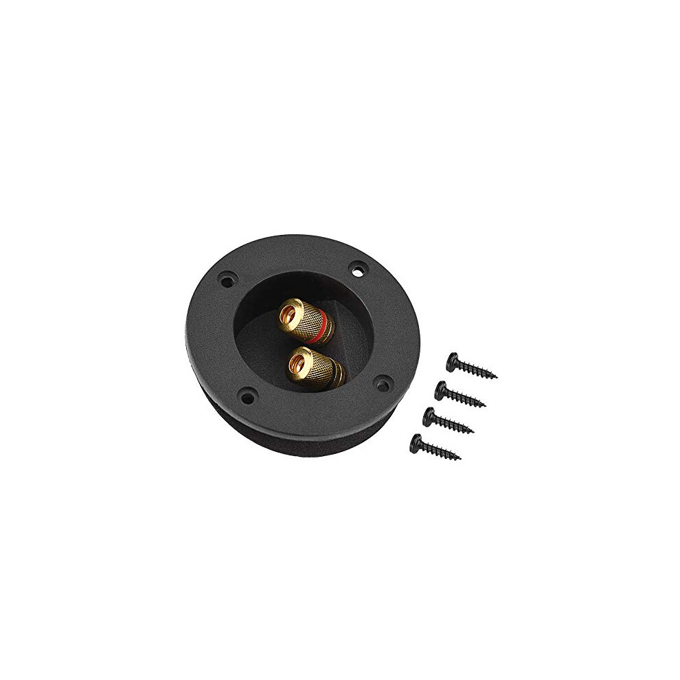48Mm Copper Speaker Terminal Box With Secure Copper Connections, Hifi Binding Post Panel For Diy Audio 9330225068488