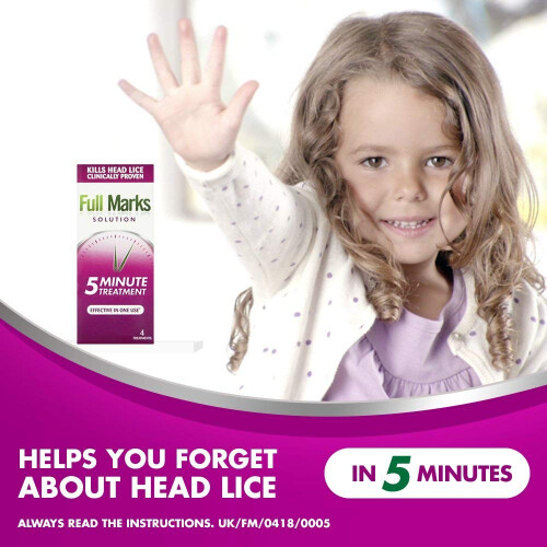 Full Marks Head Lice Solution Spray 150 ml | Fast & Effective 2