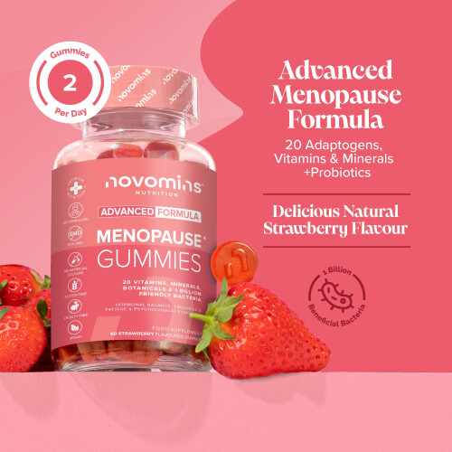 Menopause Gummies | Menopause Supplements with Sage Leaf Maca Root Ashwagandha & 1