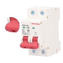 DZ47-63 2-poliger 400V Mini-Leistungsschalter 16A Überlastschutz