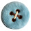 Round Seat Pad Cute Button Shape Furry Pillow For Sofa-Blue 1